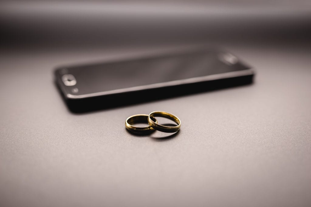 Wedding bands and iPhone