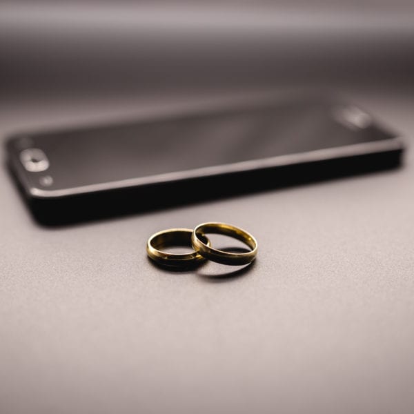 Wedding bands and iPhone