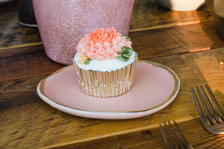 Buttercream Floral Cupcake