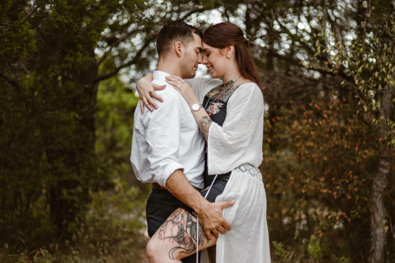 Moody tatted couple elopes