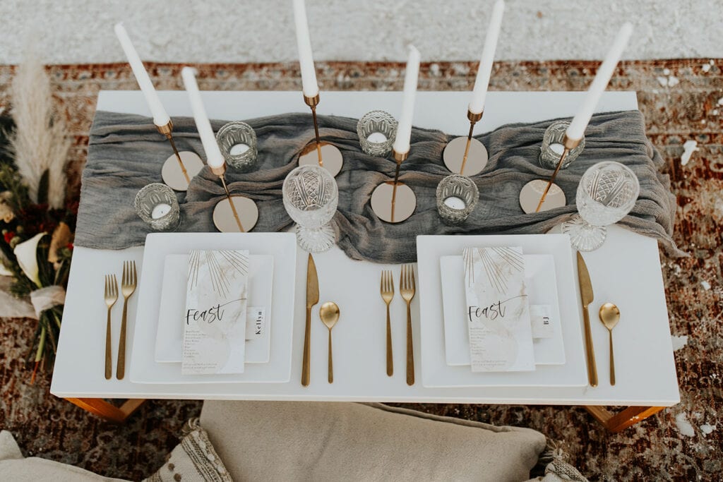 wedding tablescape